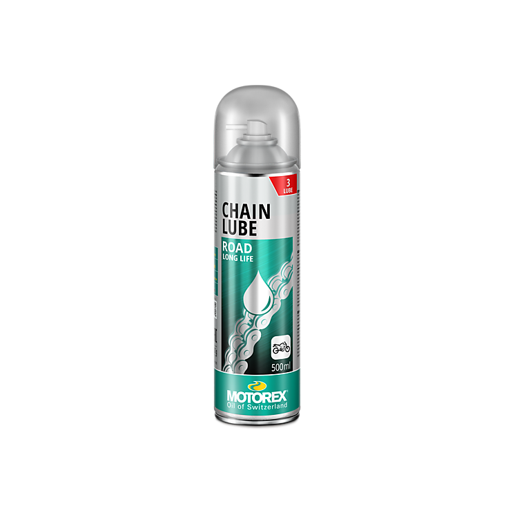 Lubrifiant chaîne MOTOREX Chainlube Road Strong - spray 500ml