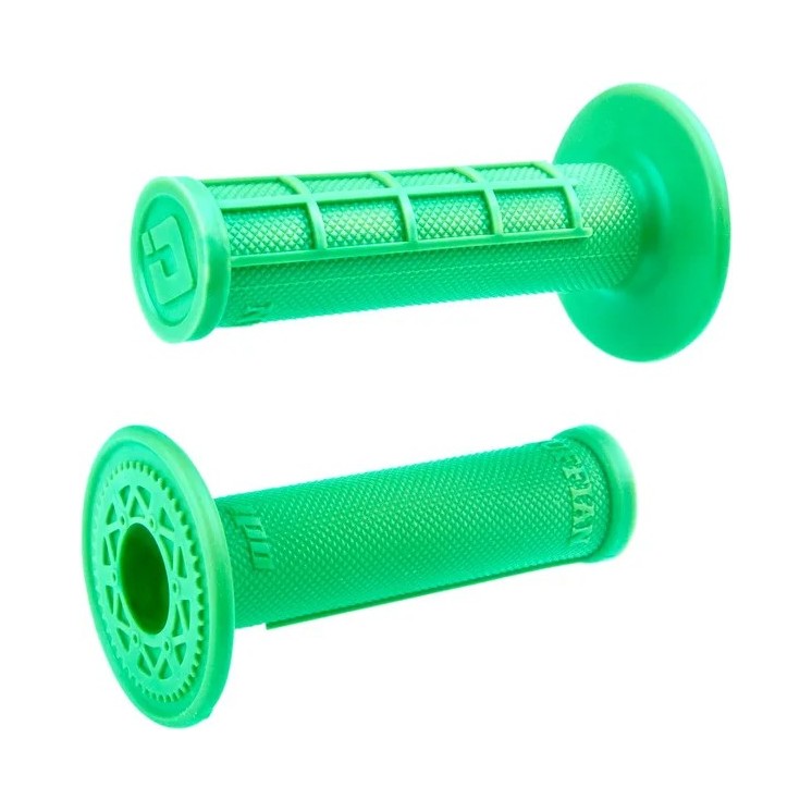 Poignées ODI 1/2 gaufré vert fluo