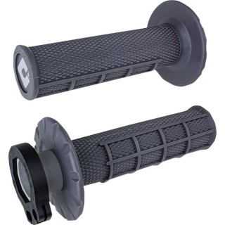 ODI V2 LOCK-IN grips, half waffle, matte grey
