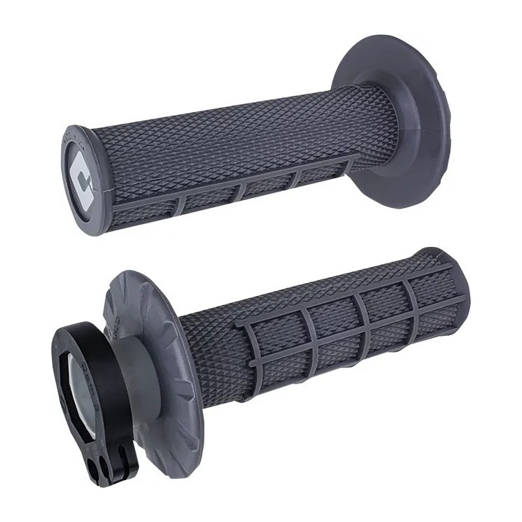 Manopole ODI V2 LOCK-IN semi zigrinate grigio opaco