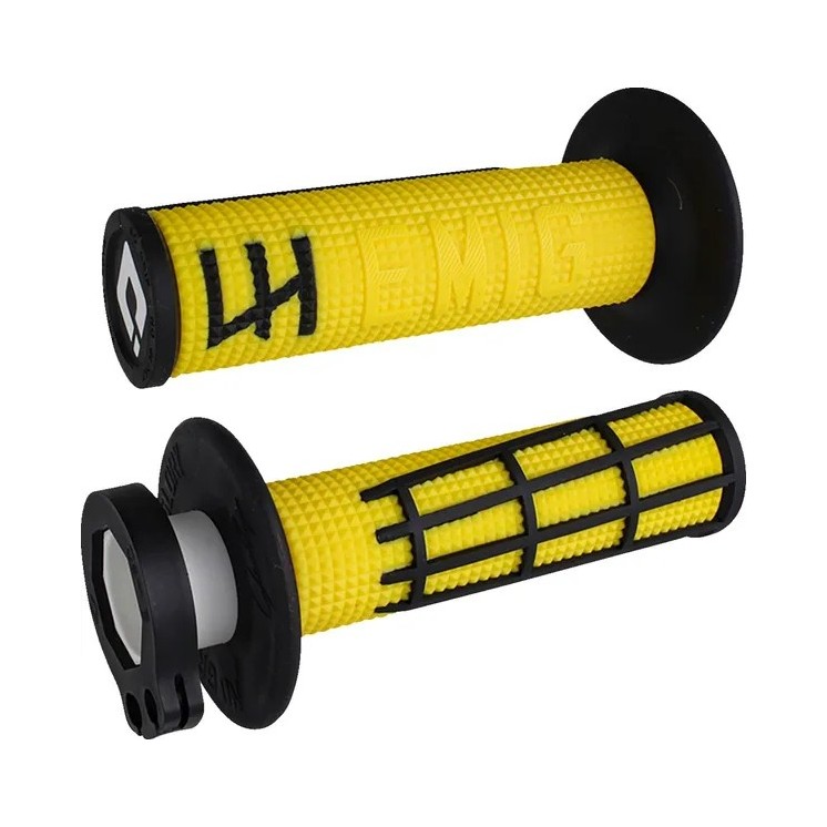ODI V2 LOCK-IN 2.0 grips, waffle, yellow/black
