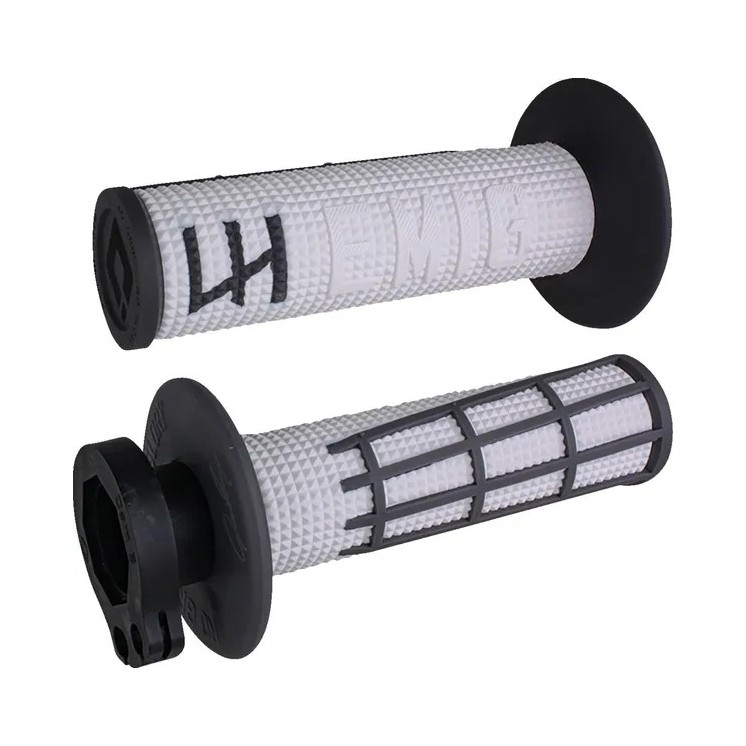 ODI V2 LOCK-IN 2.0 grips, waffle, white/grey