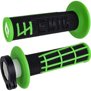 ODI V2 LOCK-IN 2.0 grips, waffle, green/black