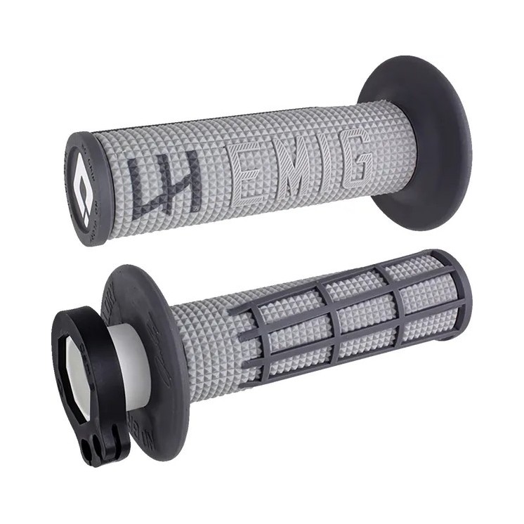 ODI V2 LOCK-IN 2.0 grips, waffle, grey/graphite