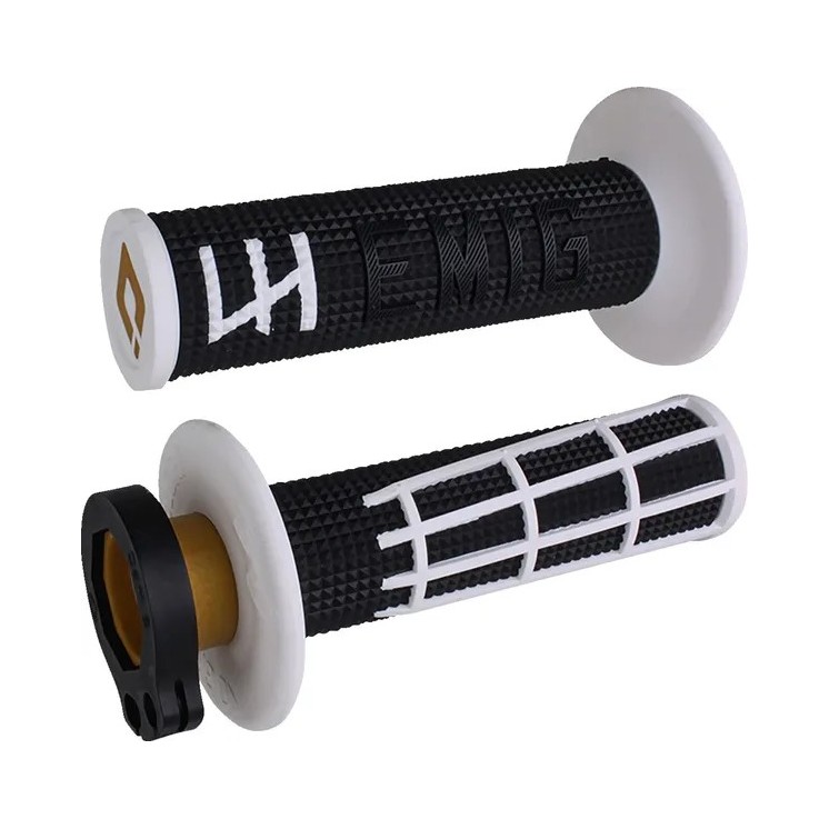 ODI V2 LOCK-IN 2.0 grips, waffle, black/white